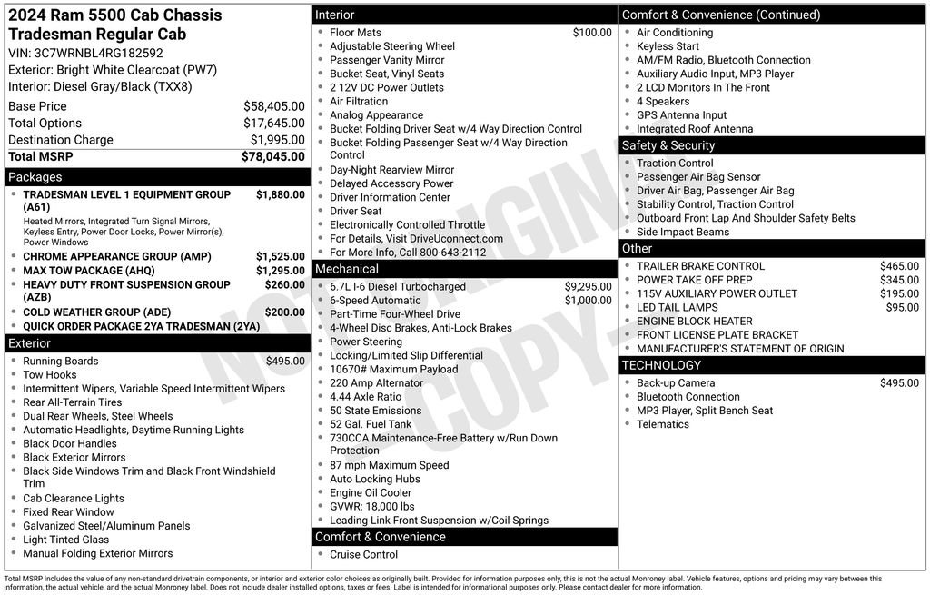 Used 2024 RAM 5500 Tradesman AWD/4WD image 30