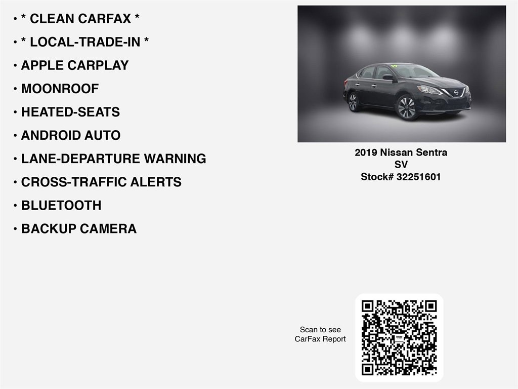 Used 2019 Nissan Sentra SV w/ Special Edition Package image 7