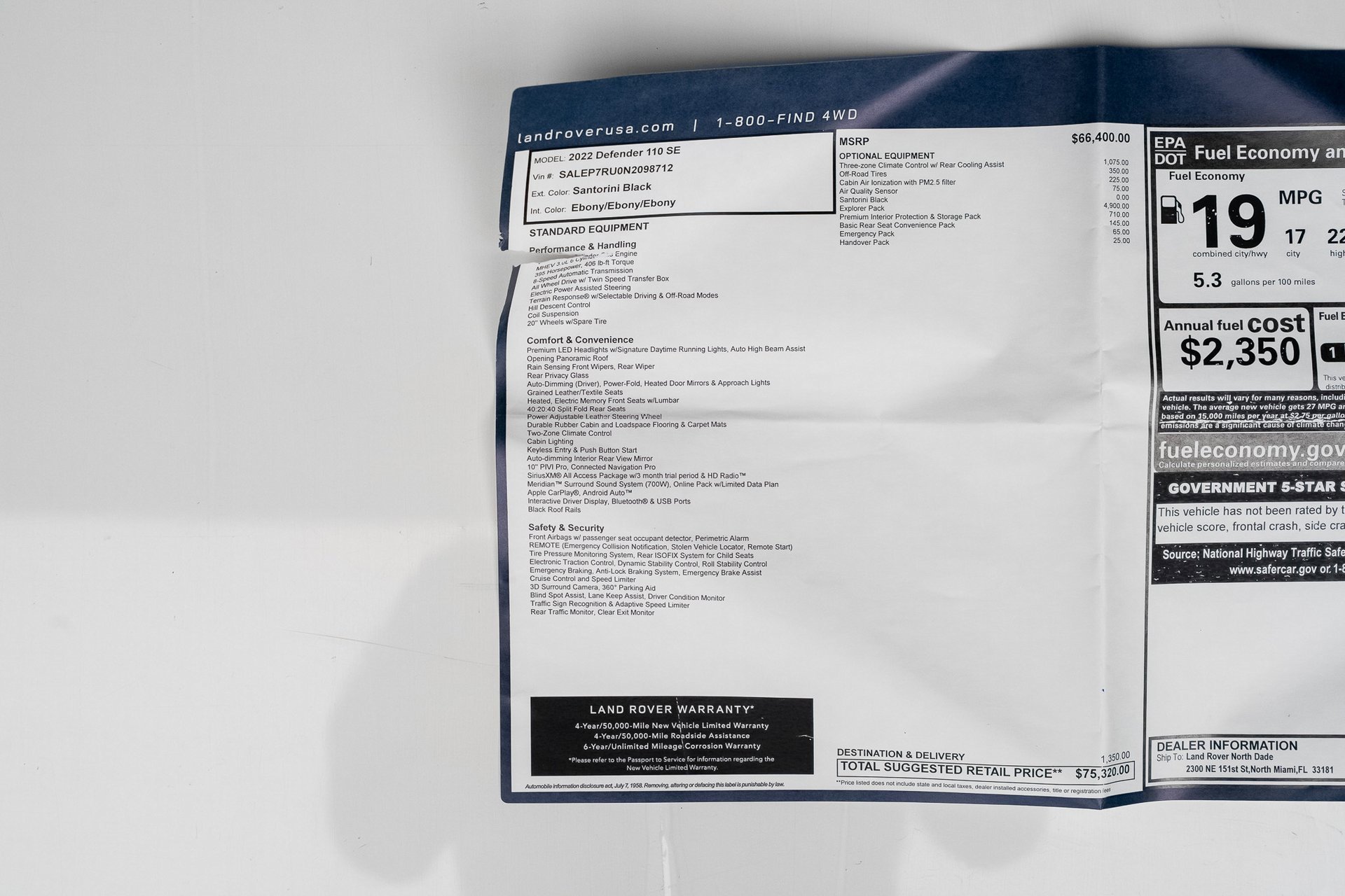 Used 2022 Land Rover Defender 110 SE image 80