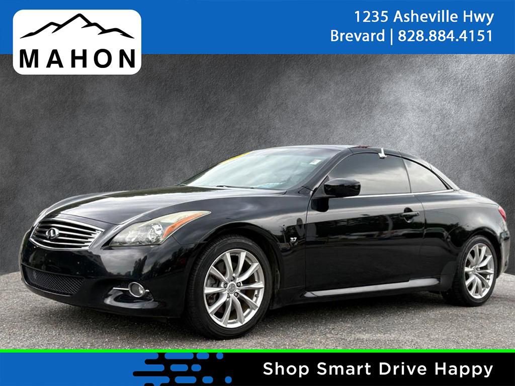 Used 2015 INFINITI Q60 Convertible w/ Premium Package