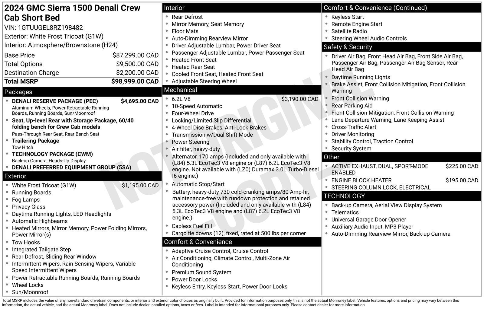 Used 2024 GMC Sierra 1500 Denali w/ Denali Reserve Package image 83