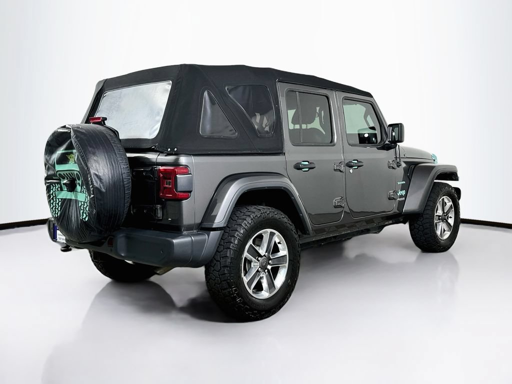 Used 2020 Jeep Wrangler Unlimited Sahara w/ Safety Group AWD/4WD image 7