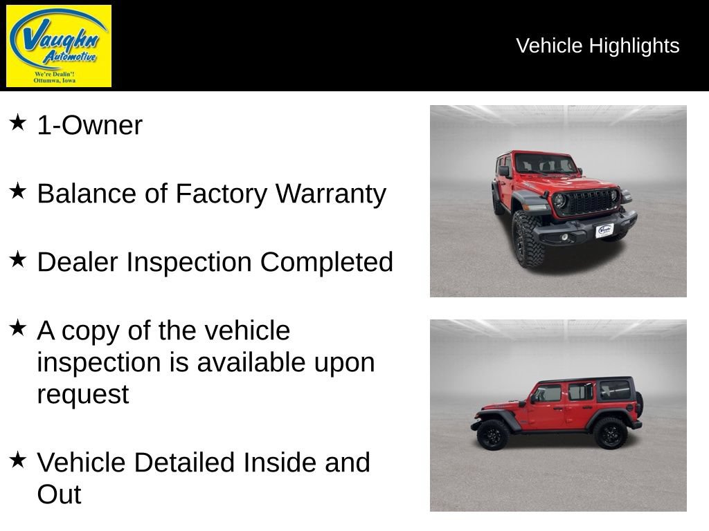 Used 2025 Jeep Wrangler Unlimited Sport S 4xe AWD/4WD image 2