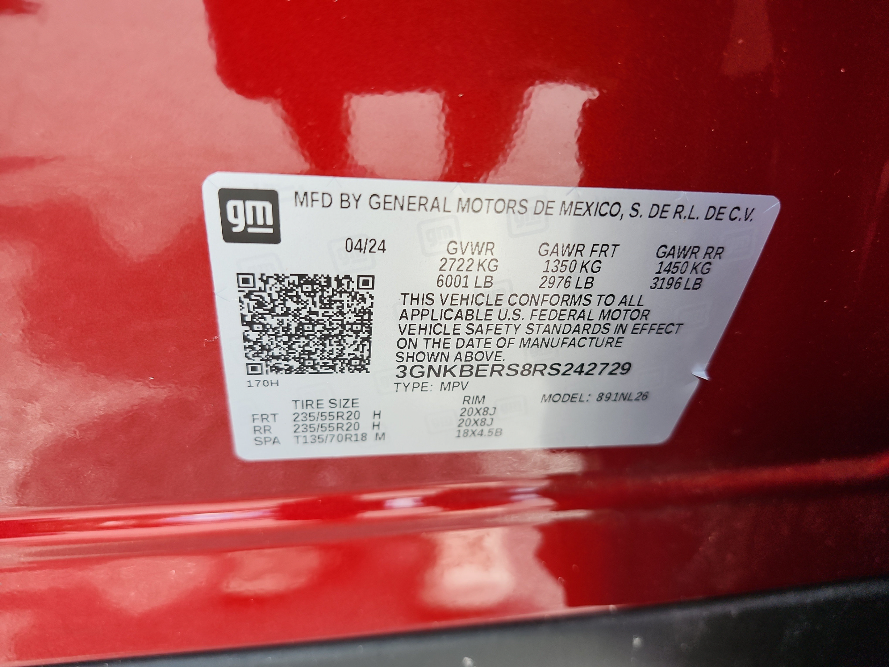 Used 2024 Chevrolet Blazer RS w/ Driver Confidence II Package FWD image 21