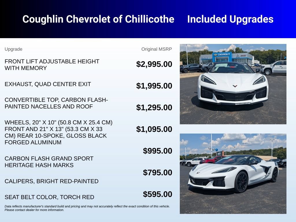 New 2027 Chevrolet Corvette Grand Sport w/ Battery Protection Package RWD image 3