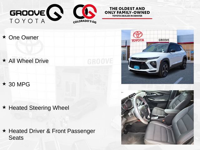 Used 2022 Chevrolet TrailBlazer RS AWD/4WD image 4