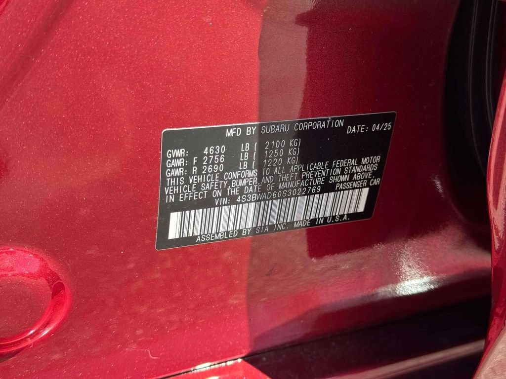 Used 2025 Subaru Legacy Premium w/ Popular Package #1 AWD/4WD image 14