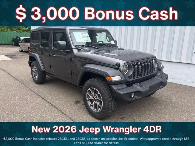 New 2026 Jeep Wrangler Unlimited Sport
