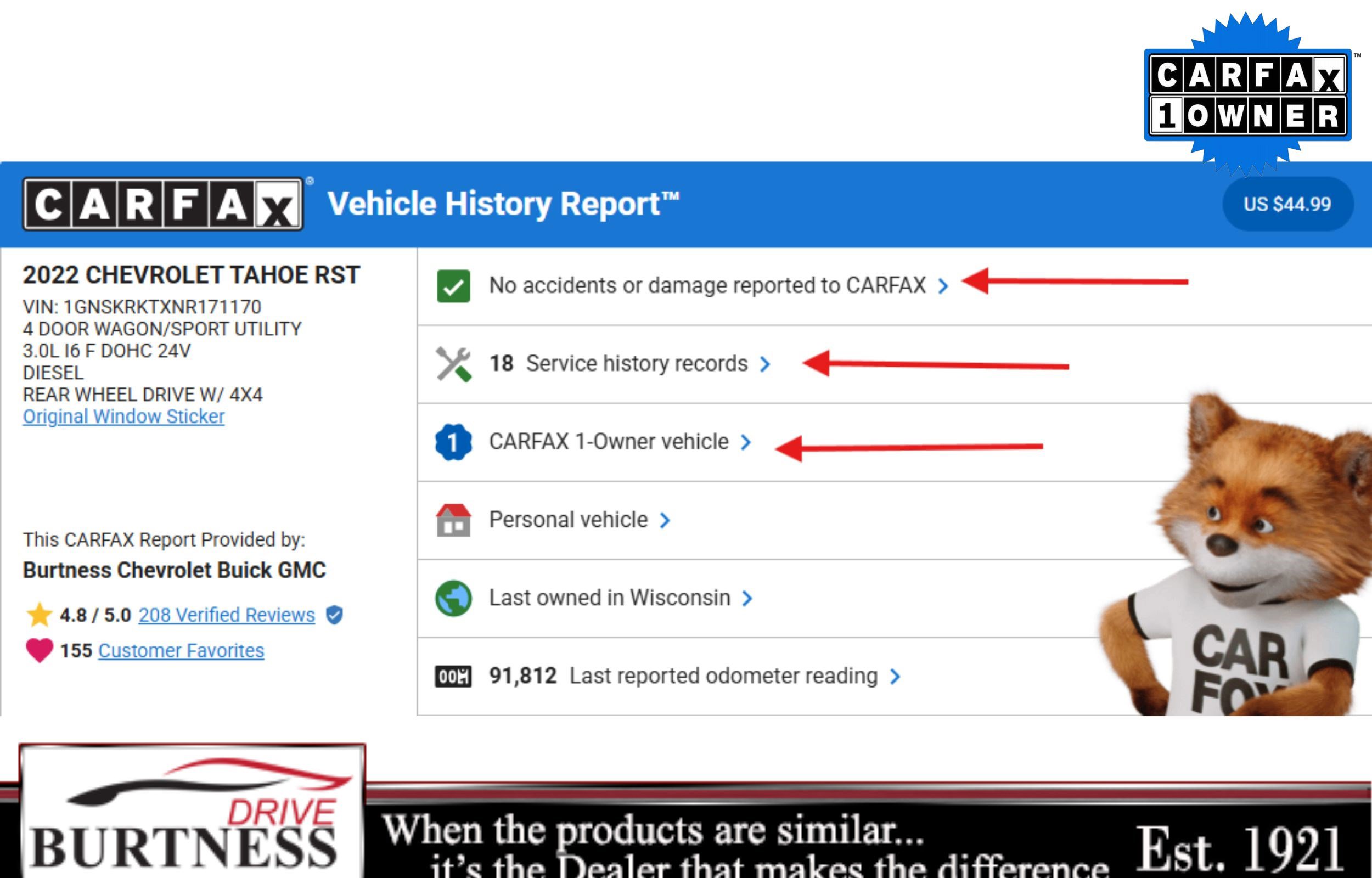 Used 2022 Chevrolet Tahoe RST w/ Luxury Package image 2