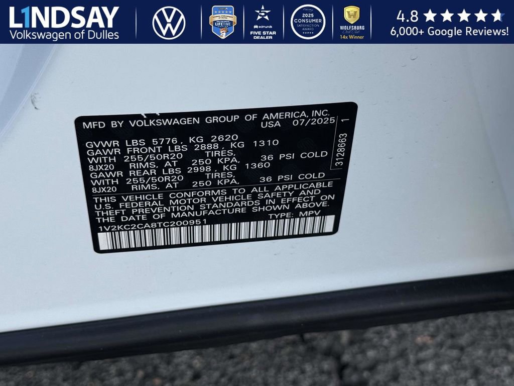 New 2026 Volkswagen Atlas Cross Sport SE image 21