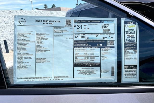New 2026 Nissan Rogue Platinum image 17