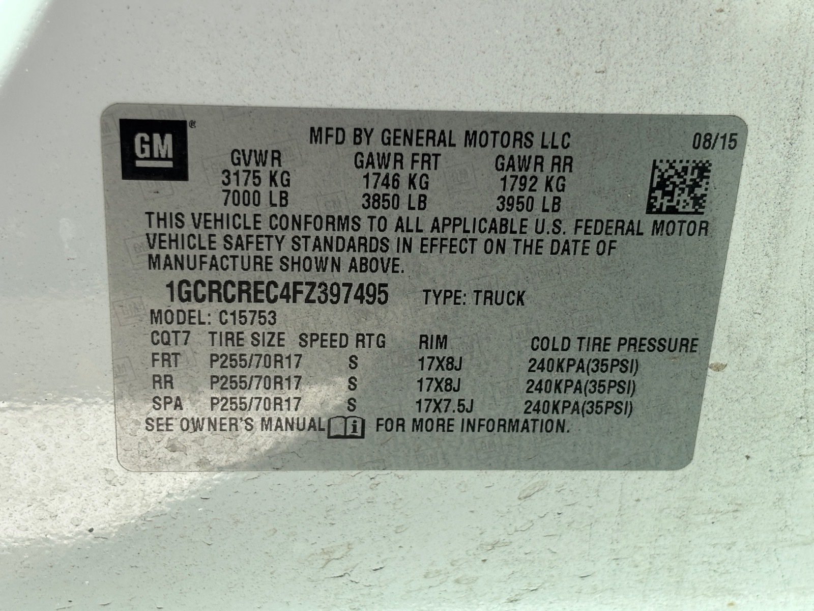 Used 2015 Chevrolet Silverado 1500 LT w/ All Star Edition RWD image 10