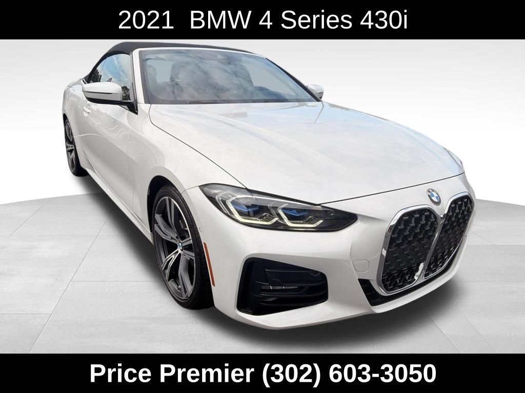 Used 2021 BMW 430i Convertible w/ Executive Package RWD image 1