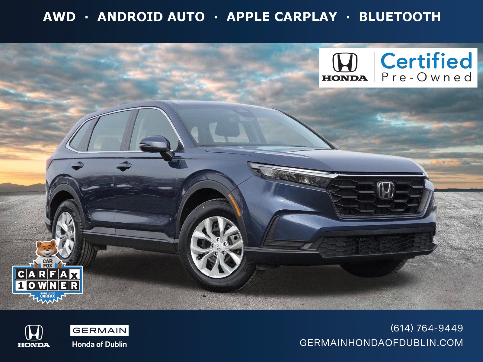 Certified 2024 Honda CR-V LX