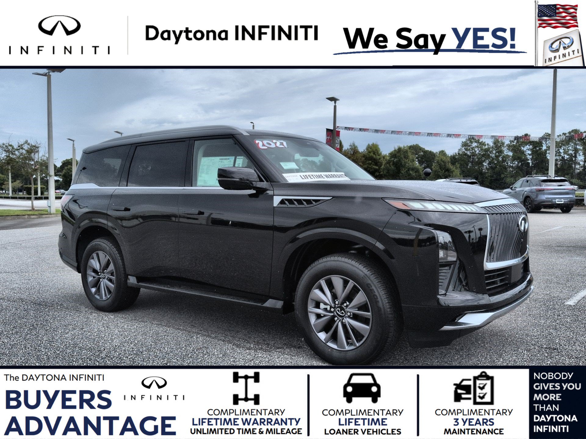 New 2027 INFINITI QX80 Pure w/ Cargo Package