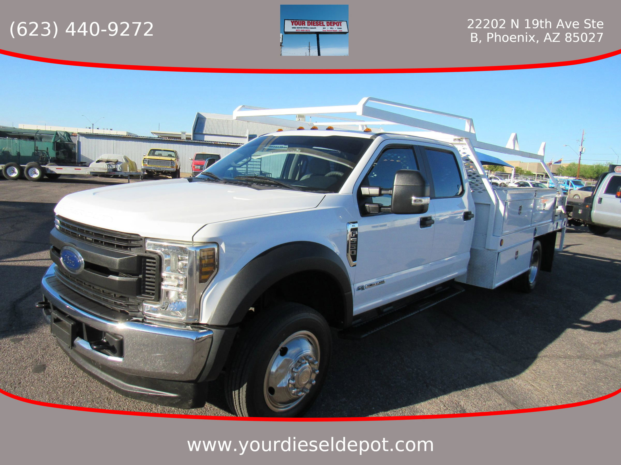Used 2019 Ford F550 4x4 Crew Cab Super Duty