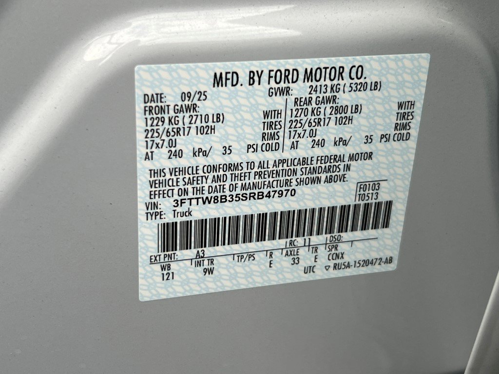 New 2025 Ford Maverick XL w/ Equipment Group 101A image 22