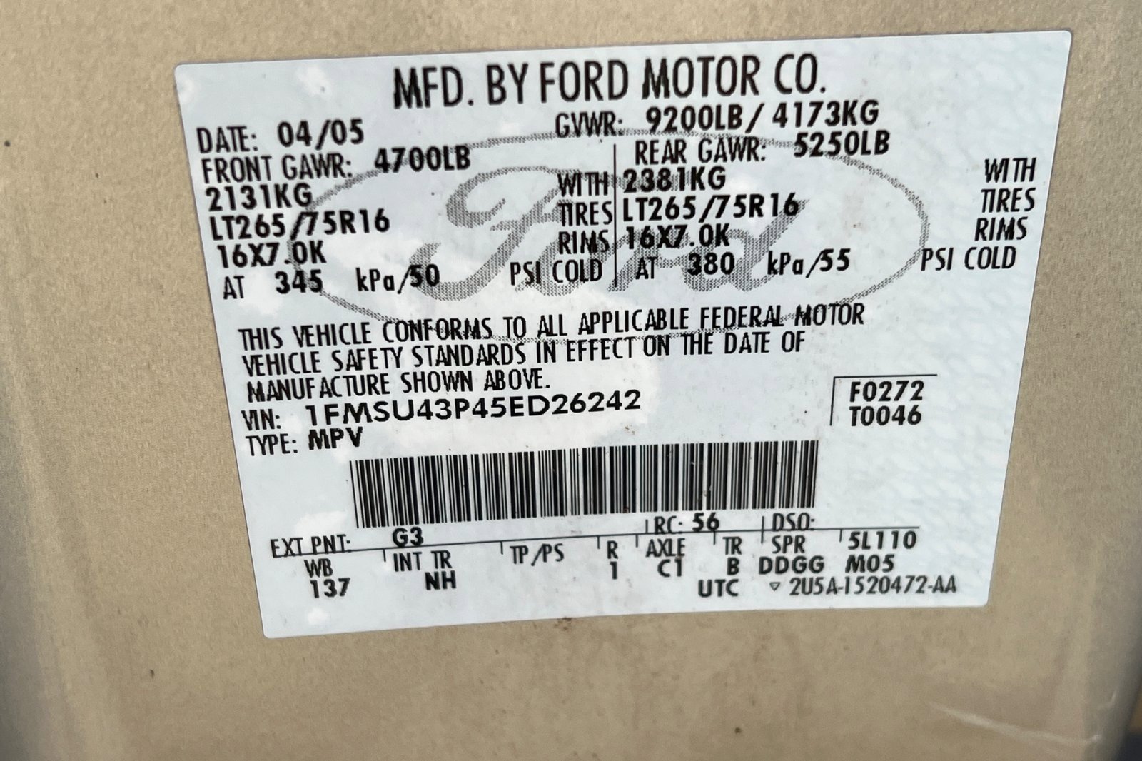 Used 2005 Ford Excursion Limited image 29