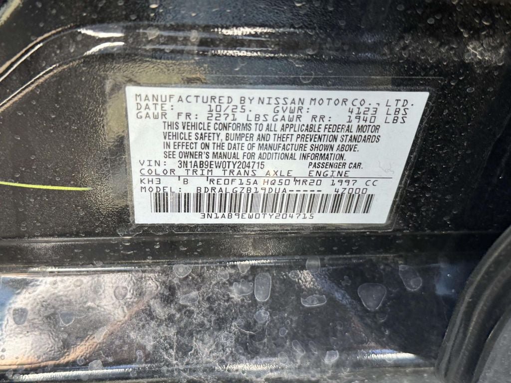 New 2026 Nissan Sentra SL w/ Floor Mat Package FWD image 27