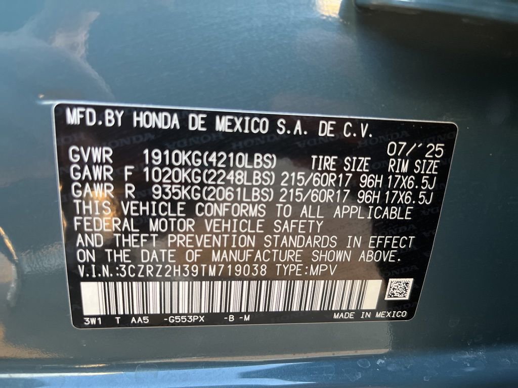Used 2026 Honda HR-V LX image 78