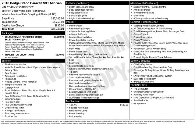 Used 2010 Dodge Grand Caravan SXT FWD image 10