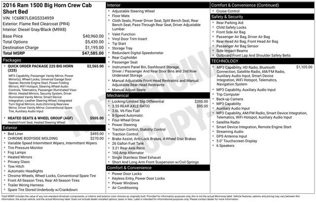 Used 2016 RAM 1500 Big Horn AWD/4WD image 17