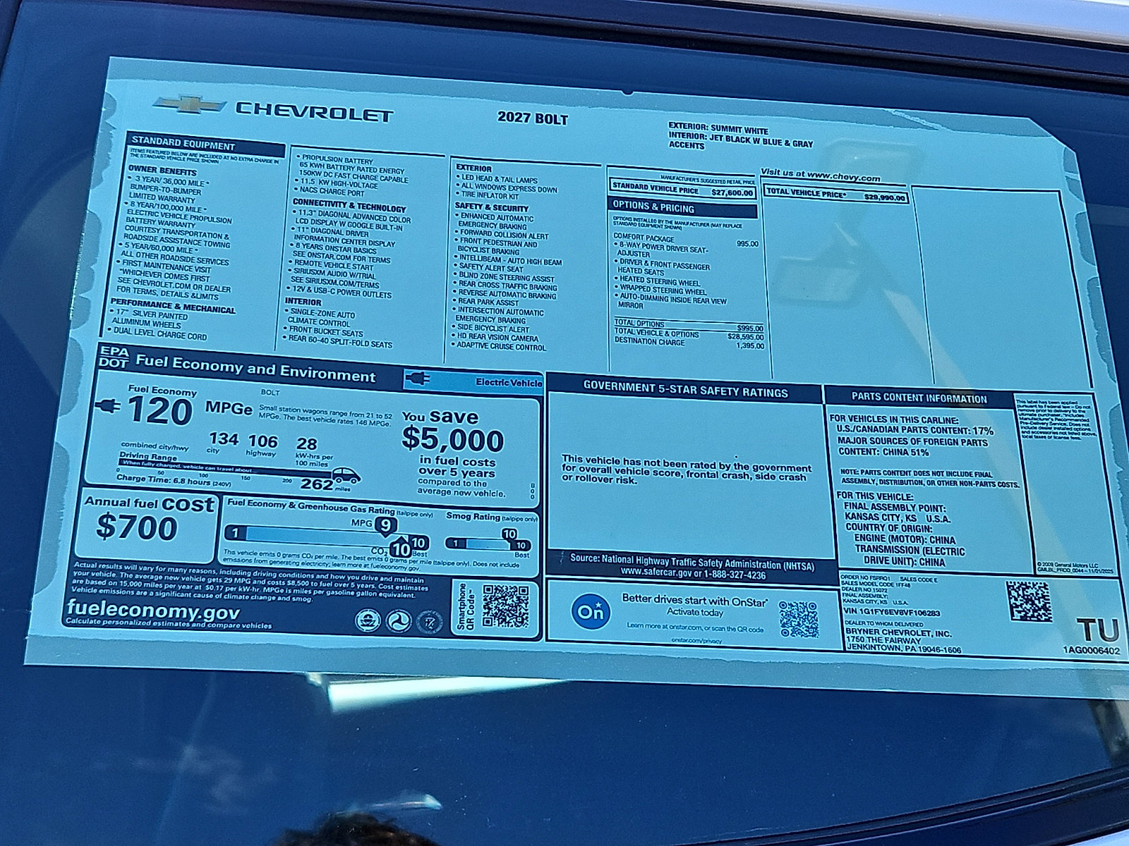 New 2027 Chevrolet Bolt LT image 11