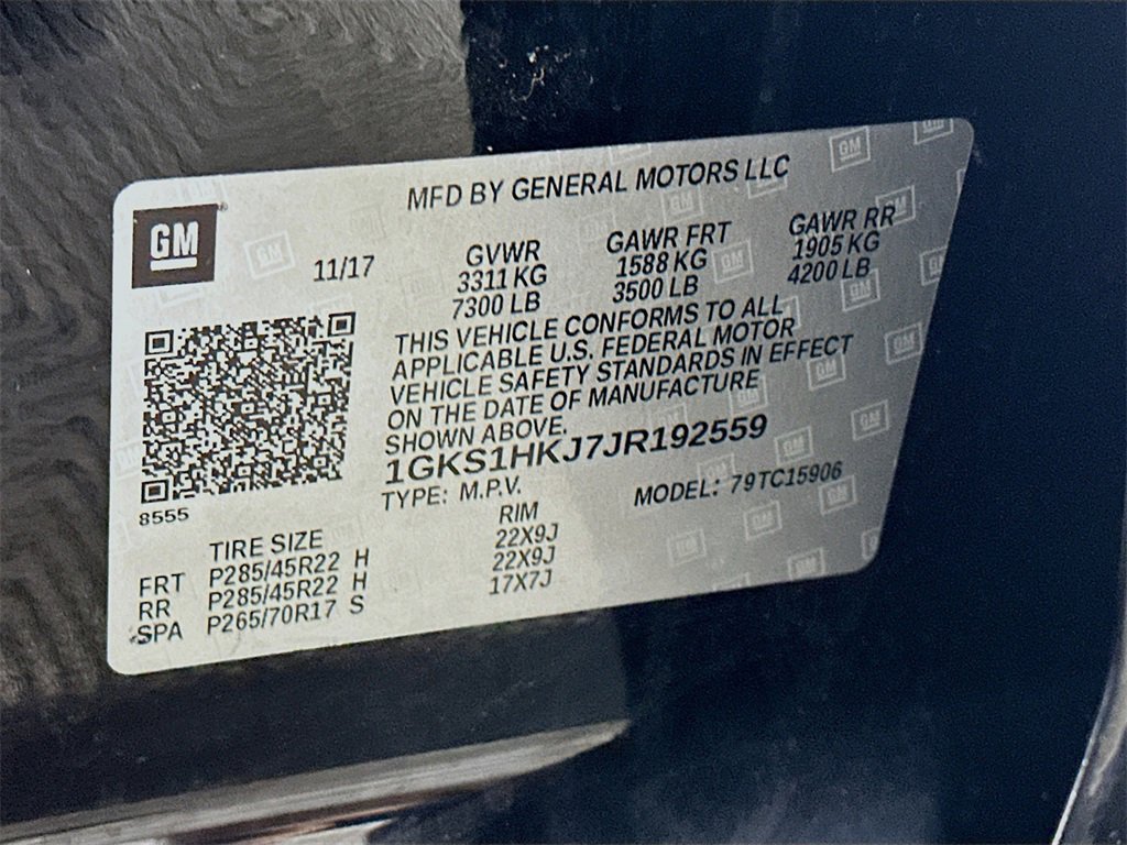 Used 2018 GMC Yukon XL Denali w/ Enhanced Security Package image 37