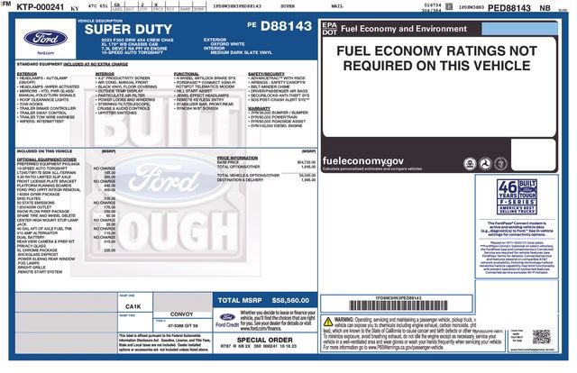 Used 2023 Ford F350 XL w/ Snow Plow Prep Package AWD/4WD image 26