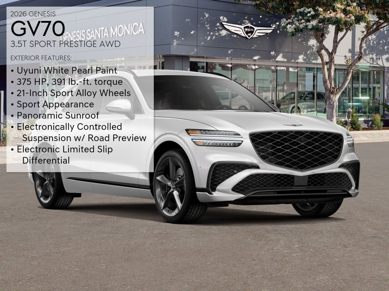 New 2026 Genesis GV70 3.5T Sport Prestige image 10