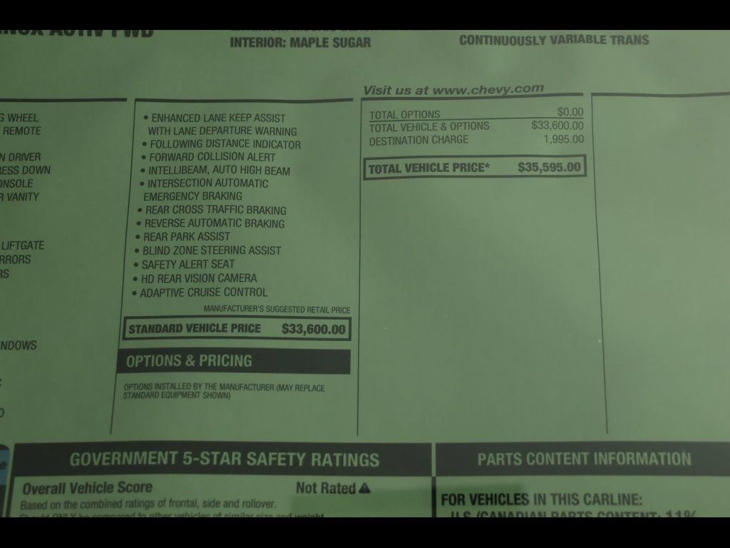 New 2026 Chevrolet Equinox ACTIV FWD image 24