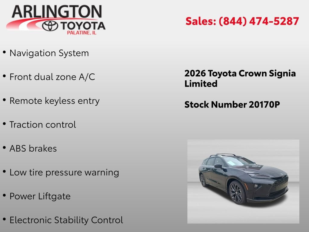 Used 2026 Toyota Crown Signia w/ Advanced Technology Package AWD/4WD image 4