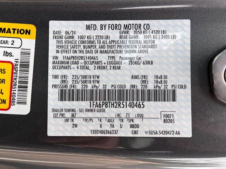 Used 2024 Ford Mustang Coupe image 7