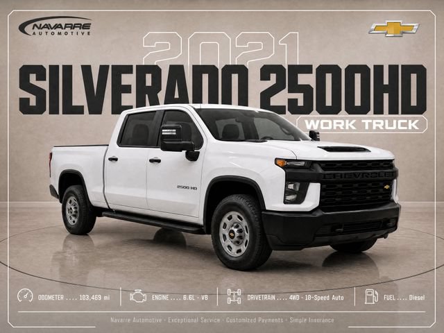 Used 2021 Chevrolet Silverado 2500 W/T w/ Gooseneck/5TH Wheel Package AWD/4WD video 1
