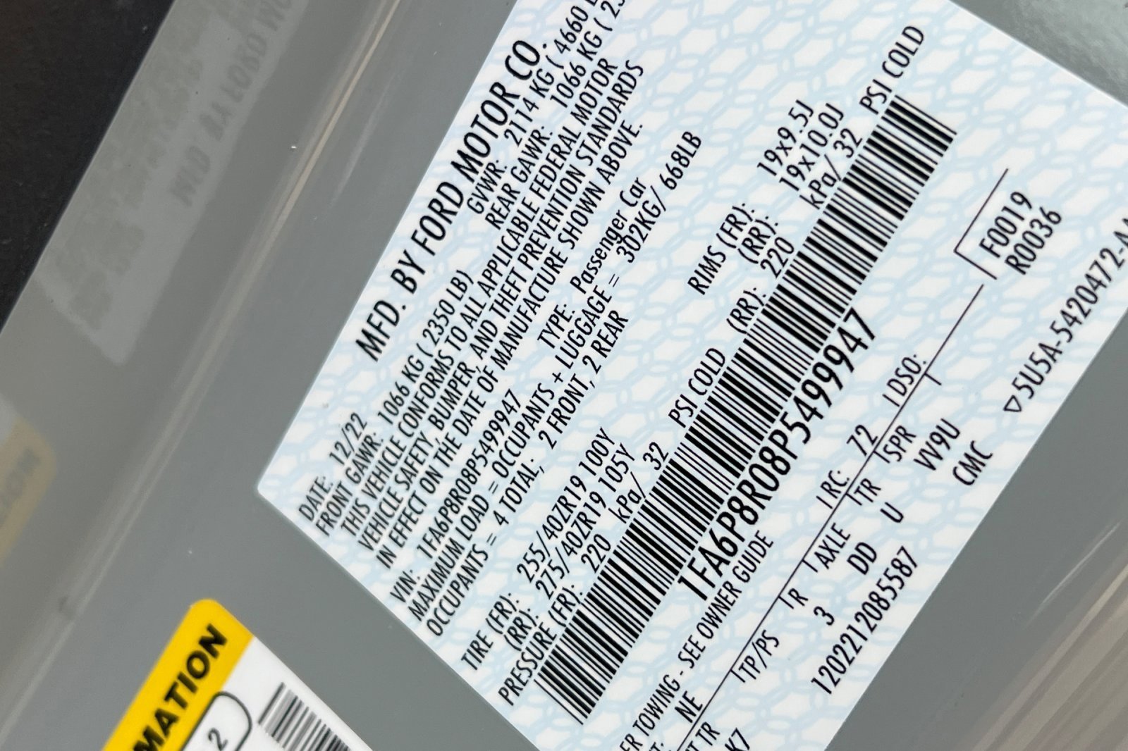 Used 2023 Ford Mustang Mach 1 w/ Equipment Group 700A image 29