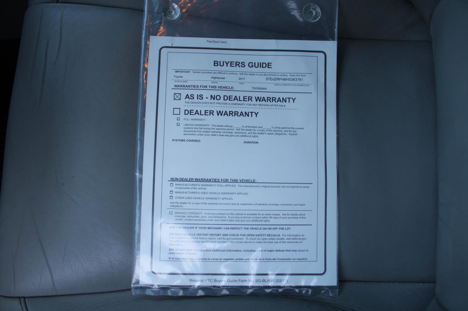 Used 2017 Toyota Highlander XLE image 48