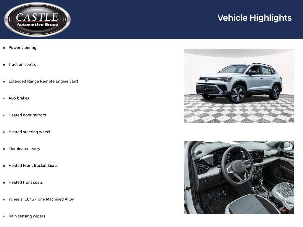 New 2026 Volkswagen Taos S image 3