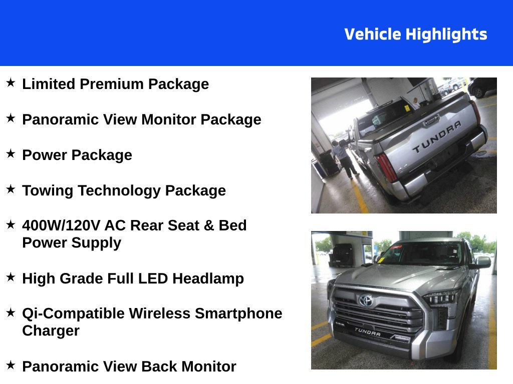Used 2024 Toyota Tundra Limited AWD/4WD image 4