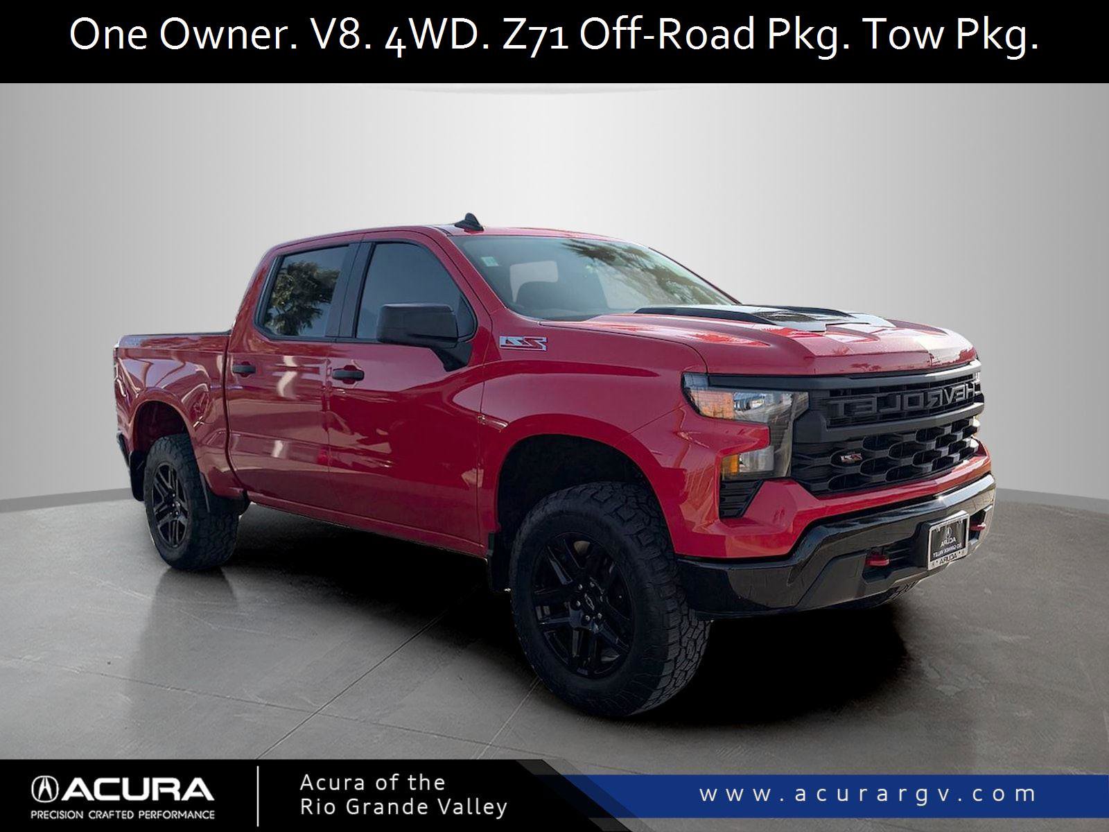 Used 2024 Chevrolet Silverado 1500 Custom Trail Boss w/ LPO, Dark Essentials Package image 1