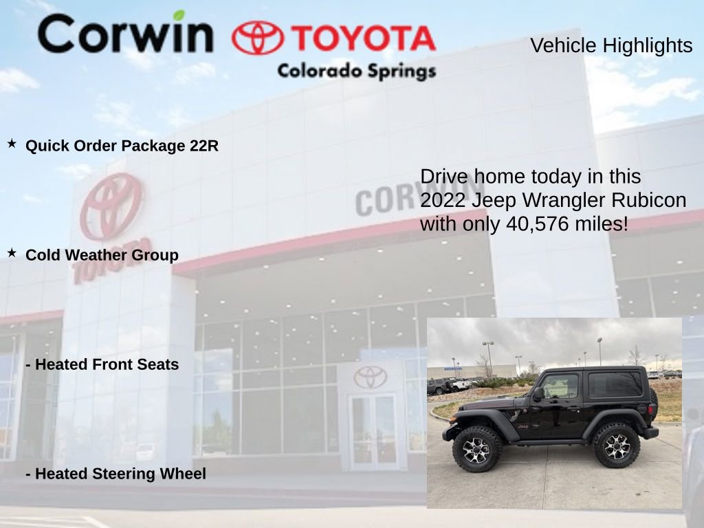 Used 2022 Jeep Wrangler Rubicon w/ Cold Weather Group image 7