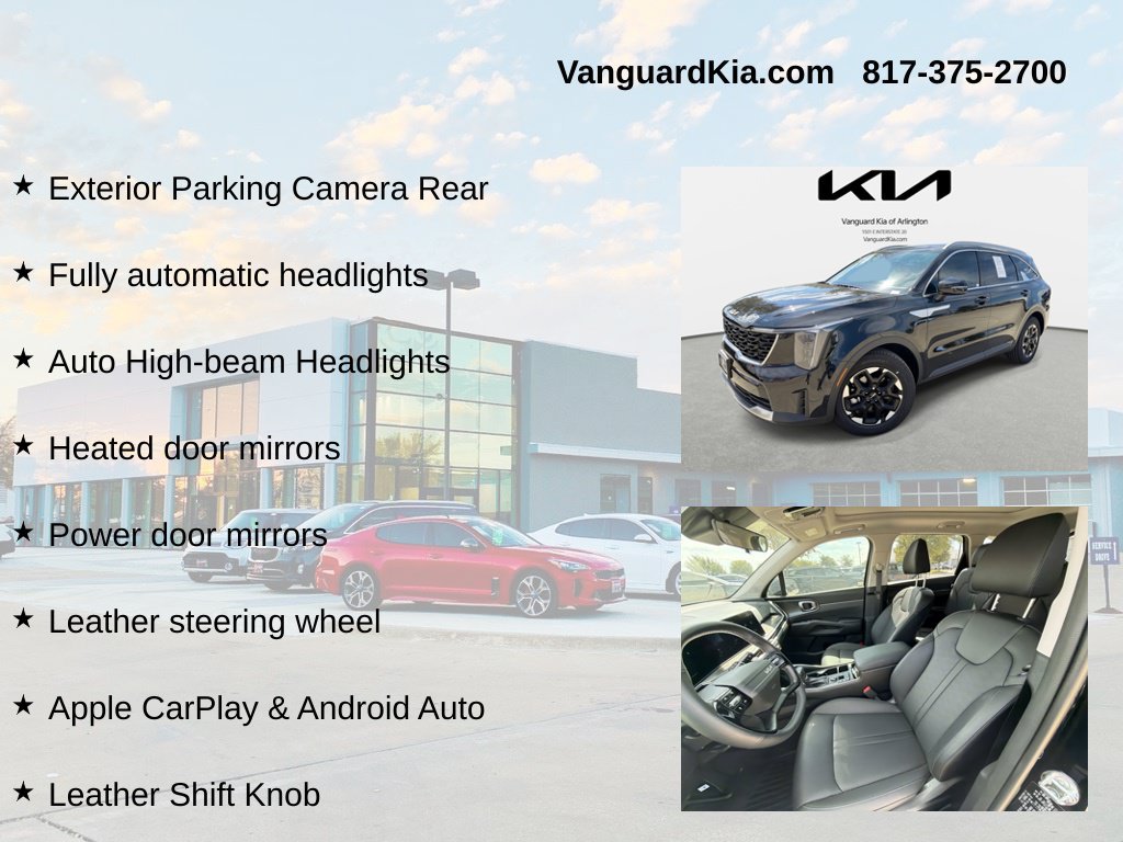 Certified 2026 Kia Sorento S w/ S Panoramic Sunroof Package FWD image 12