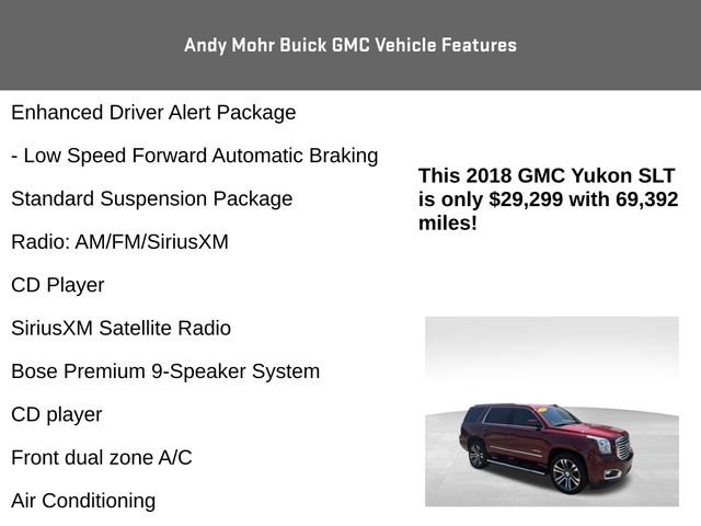 Used 2018 GMC Yukon SLT w/ Premium Edition AWD/4WD image 20