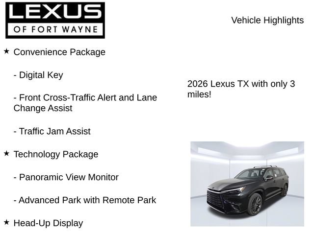 New 2026 Lexus TX 350 AWD w/ Technology Package image 8