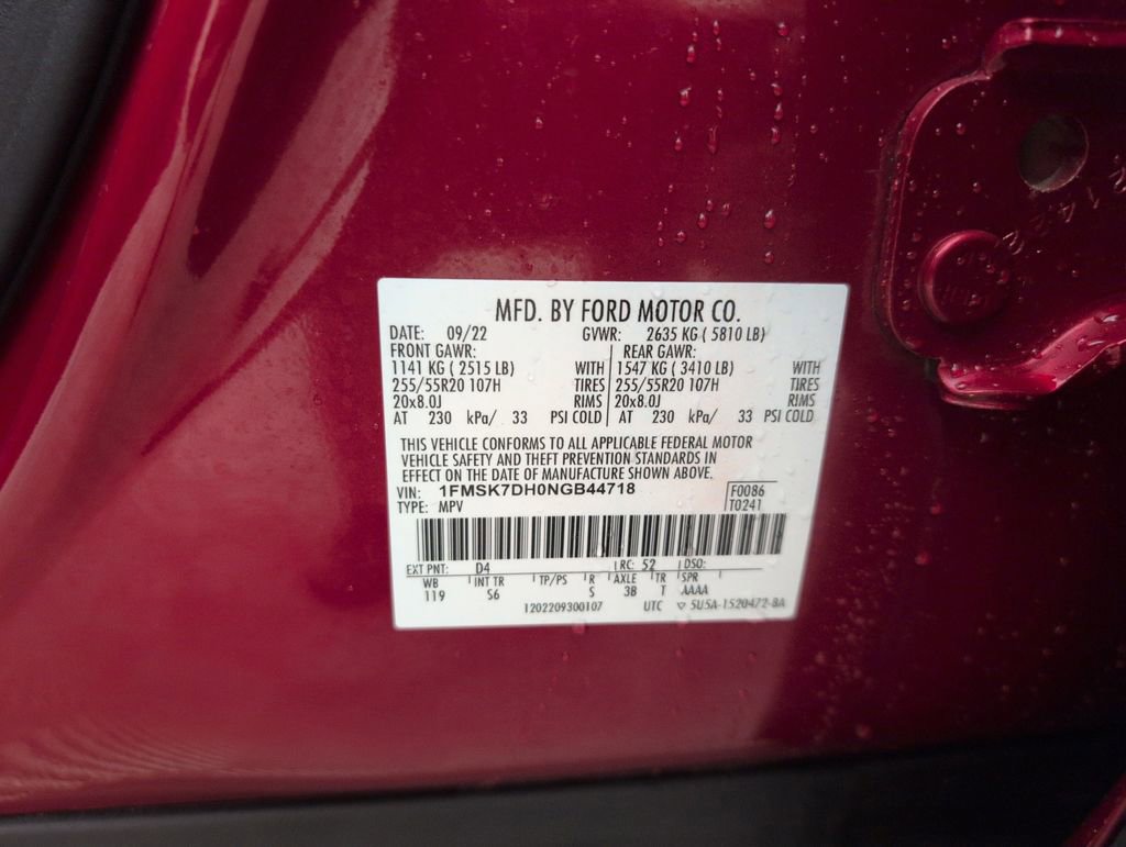 Certified 2022 Ford Explorer XLT w/ Equipment Group 202A image 43