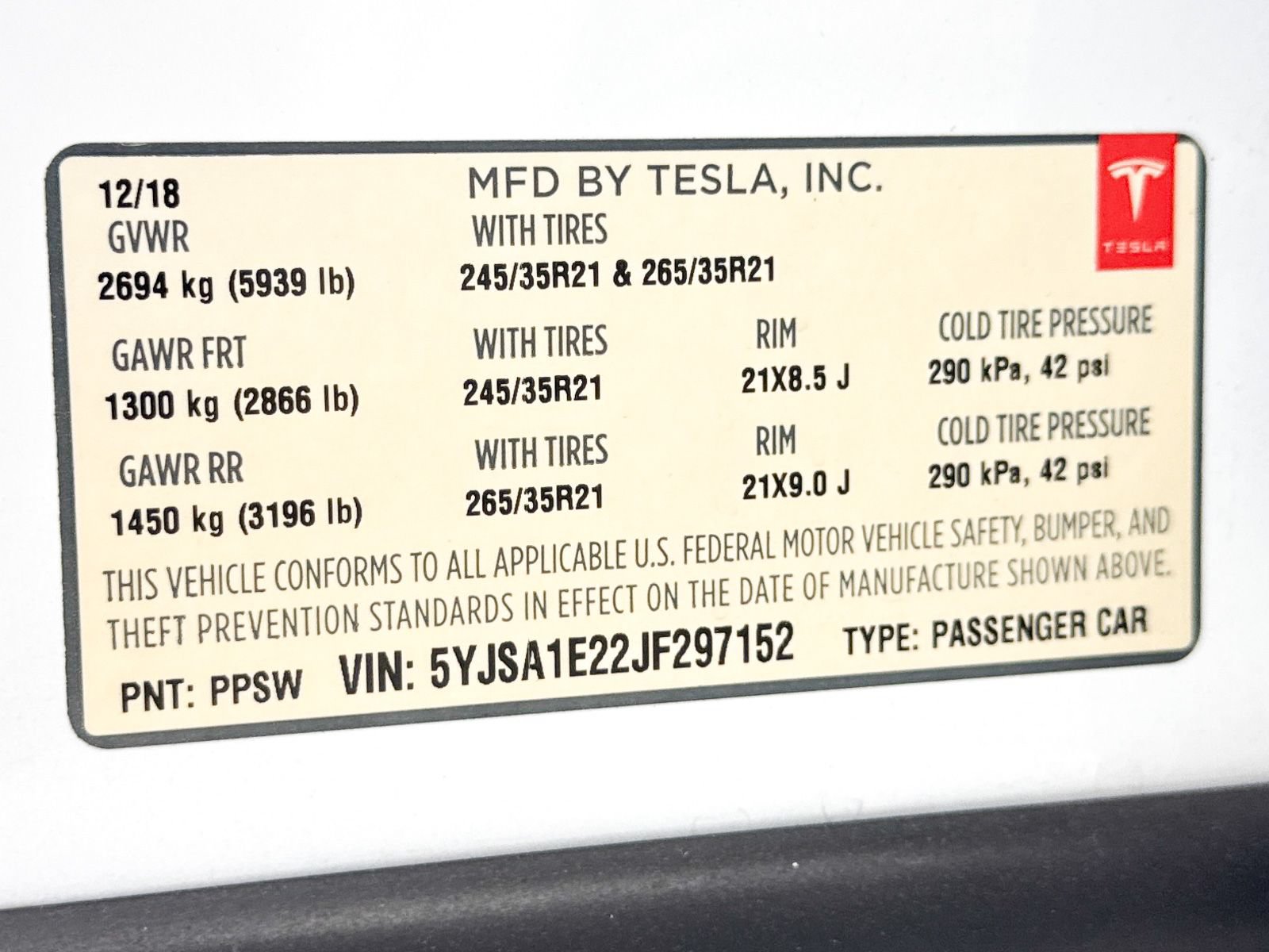 Used 2018 Tesla Model S 100D AWD/4WD image 41
