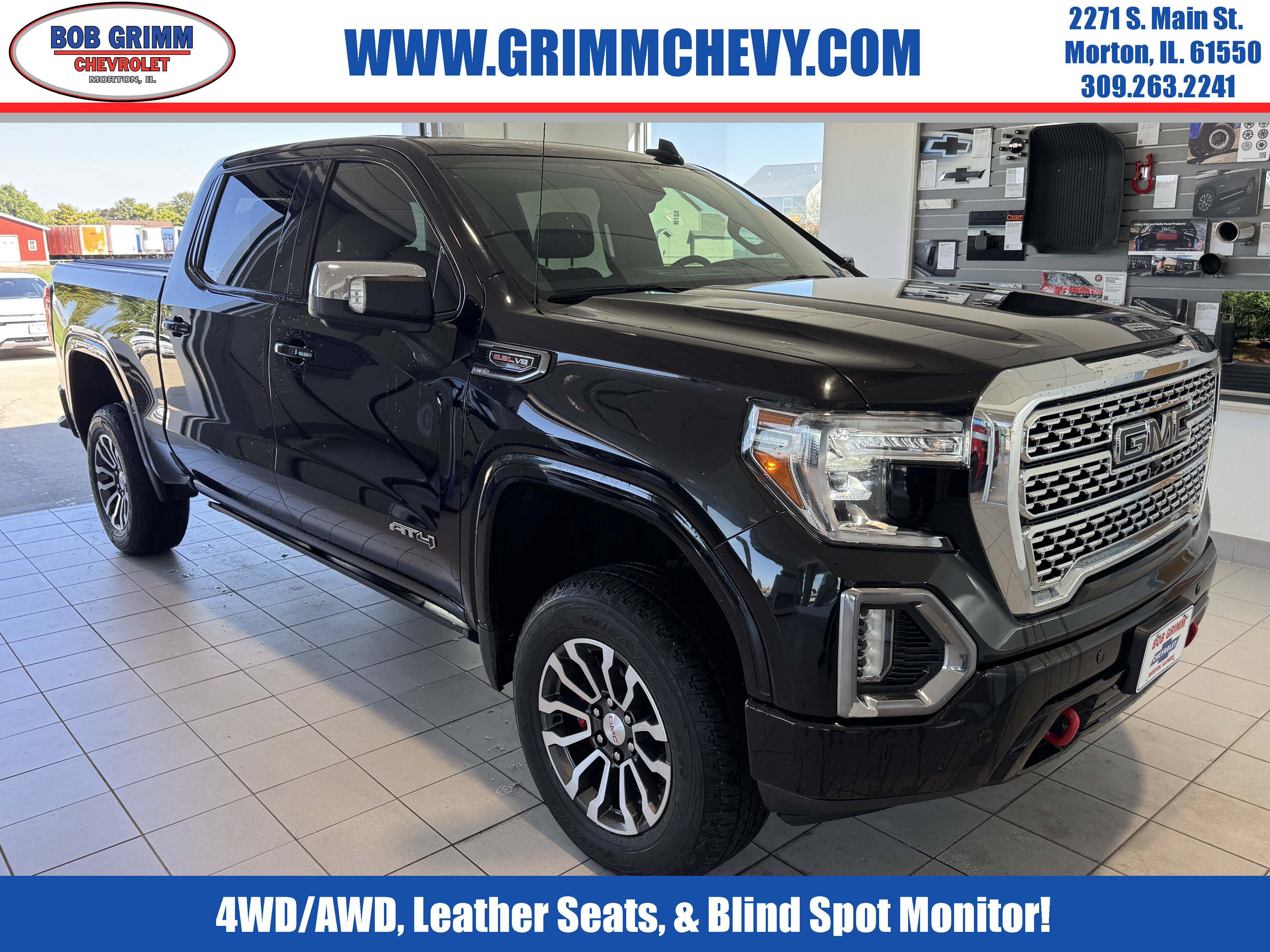 Used 2019 GMC Sierra 1500 AT4 w/ Technology Package AWD/4WD image 1