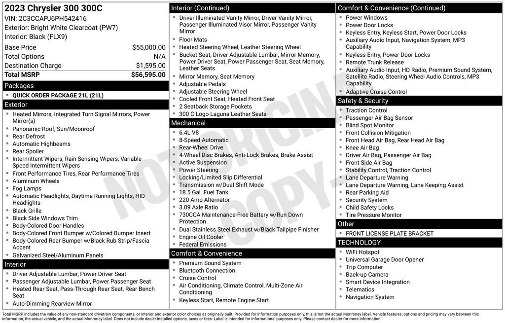 Used 2023 Chrysler 300 C image 4