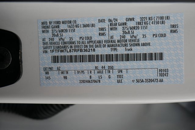 Used 2024 Ford F150 Platinum w/ Equipment Group 702A High image 30