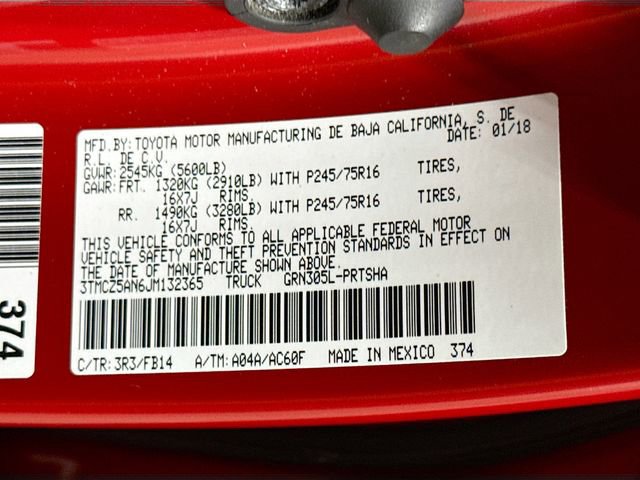 Used 2018 Toyota Tacoma SR w/ SR Convenience Package image 29