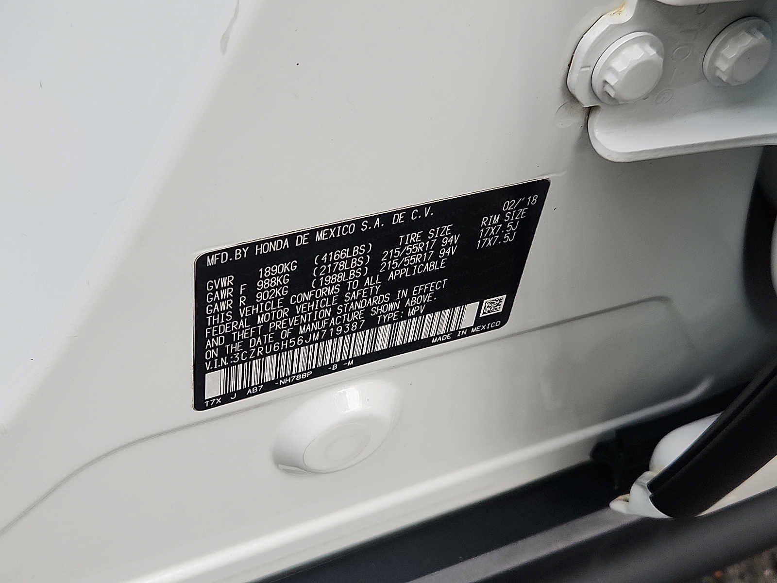 Used 2018 Honda HR-V EX image 26